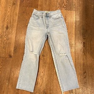 Madewell Perfect Vintage Straight jeans 27 petite perfect condition!